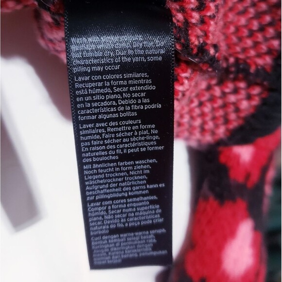 TOPSHOP Leopard Red and Black Print Cardigan Size 8 - Picture 8 of 8